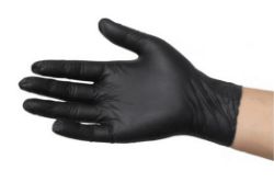 Picture of Black Grizzly Nitrile Gloves M