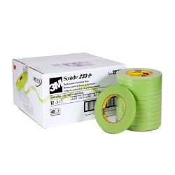 Picture of 3M 233+ Green Masking Tape 12mm x 55m (Box 48)