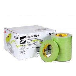 Picture of 3M 233+ Green Masking Tape 24mm x 55m (Box 24)