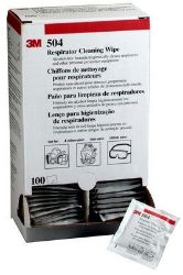 Picture of 3M 504 Respirator Clean Wipes (Box 100)