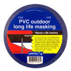 Picture of Norton 540 Blue PVC Tape 25mm