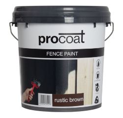 Picture of Procoat Fence Paint Rustic Brown 10L