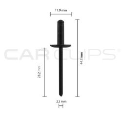 Picture of Car Clip Toyota Riverts CC32012