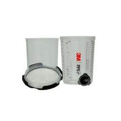 Picture of 3M 26026 PPS 2.0 Lids & Liners 125mu 650ml (50)