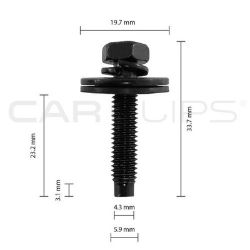 Picture of Car Clip Toyota Bolt CC32082