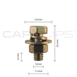 Picture of Car Clip Nissan/Multi-Use Bolt 6mm L12mm CC32062