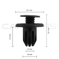 Picture of Car Clip Honda/SsangYong (AC1024) CC10570
