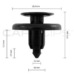 Picture of Car Clip Honda/Toyota (AC712) CC10090