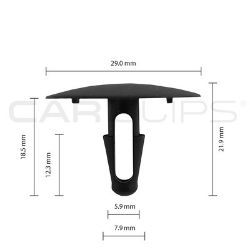 Picture of Car Clip Toyota (ACBC1320) CC10119