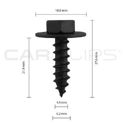 Picture of Car Clip SEM Screw 6 x 20mm (MB01) CC32007