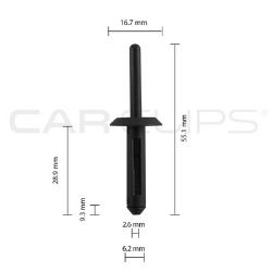 Picture of Car Clip GM Rivet CC10201