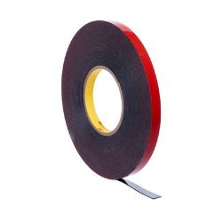 Picture of 3M 6386 Double Sided Tape Red 6mm x 18.3m Roll