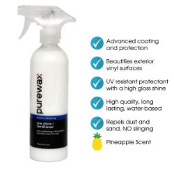 Picture of Purewax Tyre & Plastic Shine 475ml