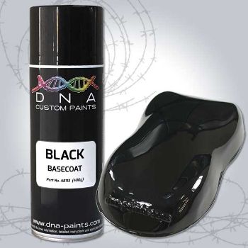 Picture of DNA Solid Basecoat Black Aerosol