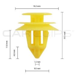 Picture of Car Clip Nissan/Toyota CC11458
