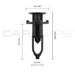 Picture of Car Clip Toyota/Lexus/GM (AC828) CC10611