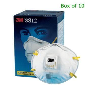 Picture of 3M 8812 Valved Dust Repirator (Box 10)