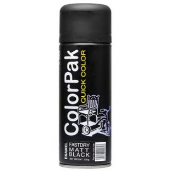 Picture of ColorPak F/D Enamel Matt Black Aerosol