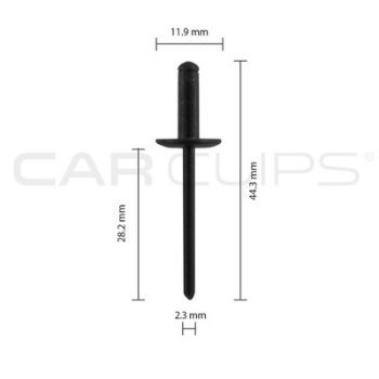 Picture of Car Clip Toyota Rivets CC32012