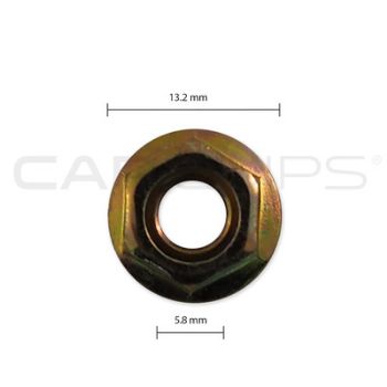 Picture of Car Clip M6 Flanged Nut CC32068