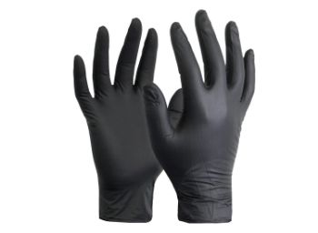 Picture of Esko High Five Black Nitrile Gloves M